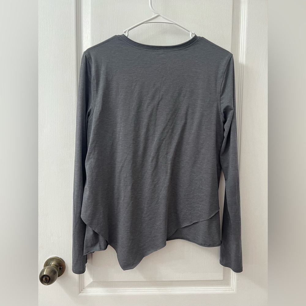 Lululemon Lifted Balance Long Sleeve Heathered Titanium - Picture 10 of 16